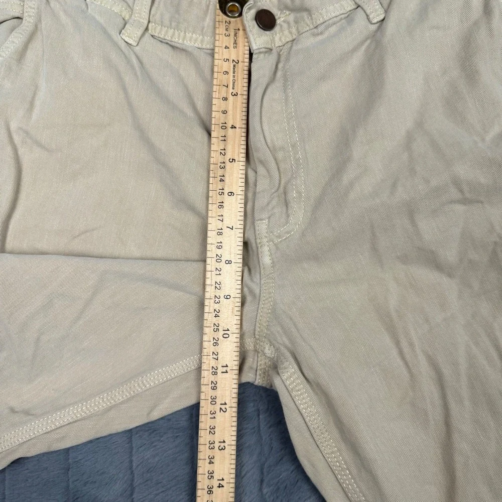 Banana Republic Athletic Fit Chino Pants Tan Khaki Cotton 38x32 Mens